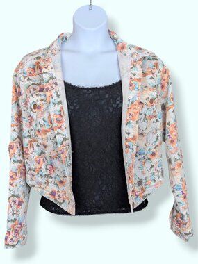 G:21 Colourful Floral Denim Jacket